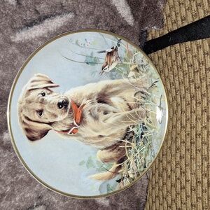 Vintage Franklin mint – Eye to Eye – collectible dog plate
